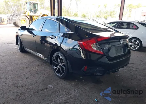 2020 Honda Civic Sport из США, поврежденный, VIN 2HGFC2F86LH502202